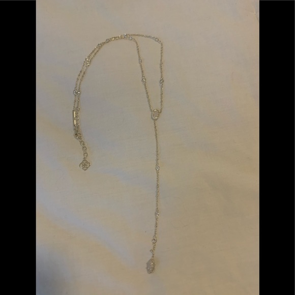 Kendra Scott gold lariat necklace - Picture 3 of 4